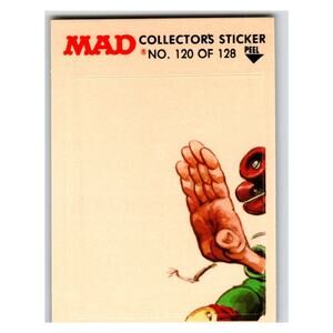 MAD No. 120 Collector's Sticker 1983 E.C. Publications